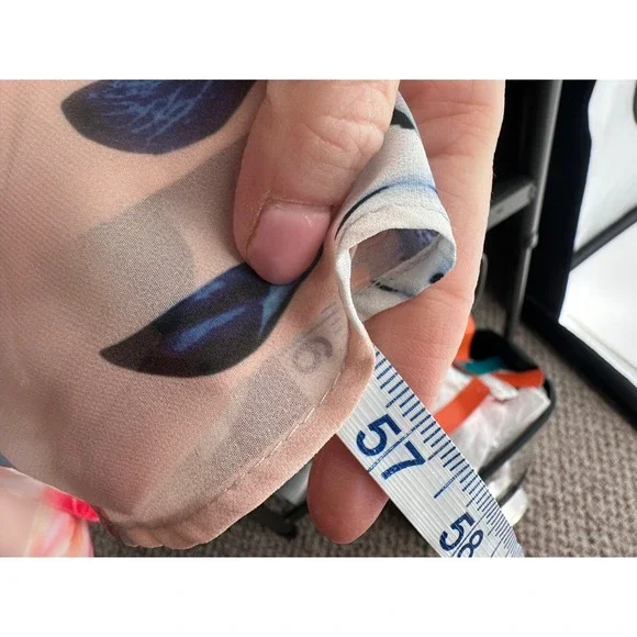 Yumi Kim Wrap Maxi Dress Women S Pink Floral Short Sleeve Wedding Guest Romantic - Picture 11 of 12